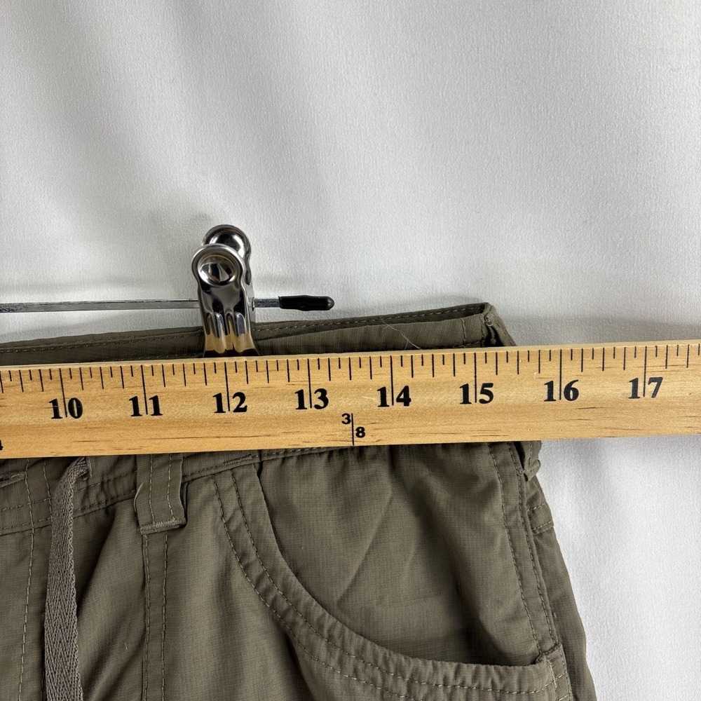 North Face Women's Size 4 Short Brown Drawstring Hiking Pants Moisture Wicking - Picture 2 of 10